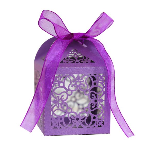 WINDLAND Cut Hollow Christian for Cross Candy Box Pearl Paper Chocolate Box