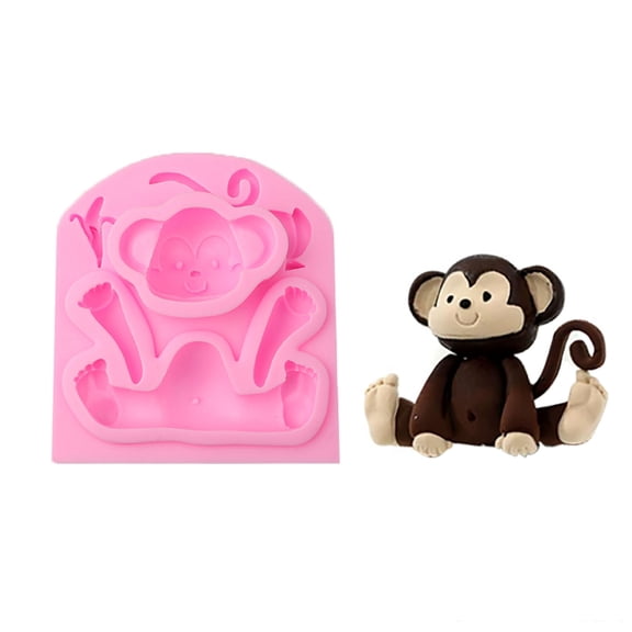 WINDLAND Cute Elephant Giraffe Mold Silicone Mold Animal Shape Candy Fondant Mold