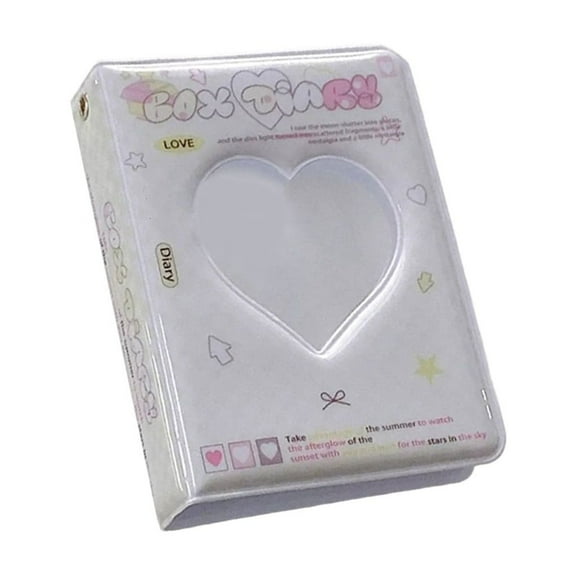 WINDLAND Cute Mini Photo Album 3Inch Size Card Binder for Students and Travel Memory Gift