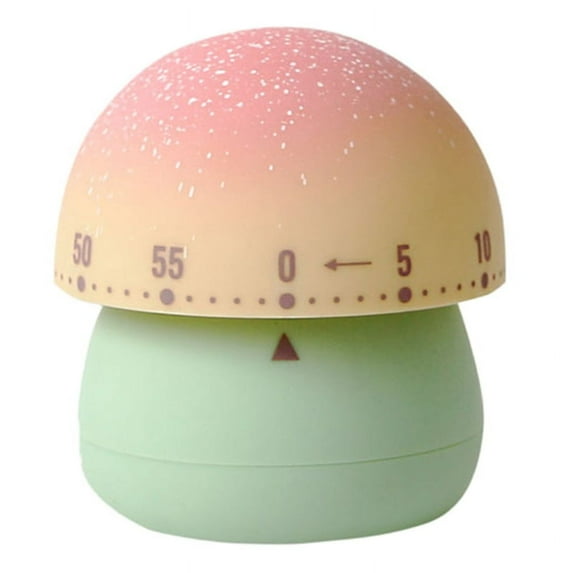 WINDLAND Cute Mushroom Timer for Time Management Mechanical Kitchen Timers for Home Kitchen Cooking Playing Pianos Study Manual