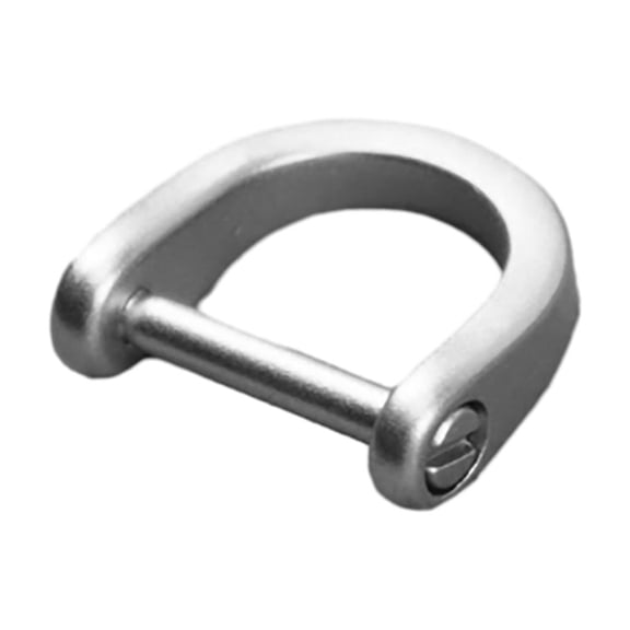 WINDLAND D-Rings Screw In Shackle Horseshoe Buckle Horseshoe Shape D Rings D-Shaped Metal Hoop Replacement for DIY Crafts
