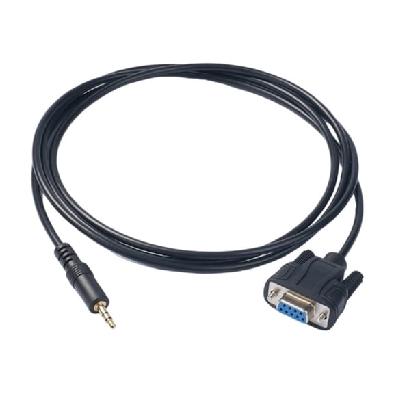 WINDLAND 180cm Serial Cable DB9 9Pin Female To 3.5mm Male Cable For Radio Connection