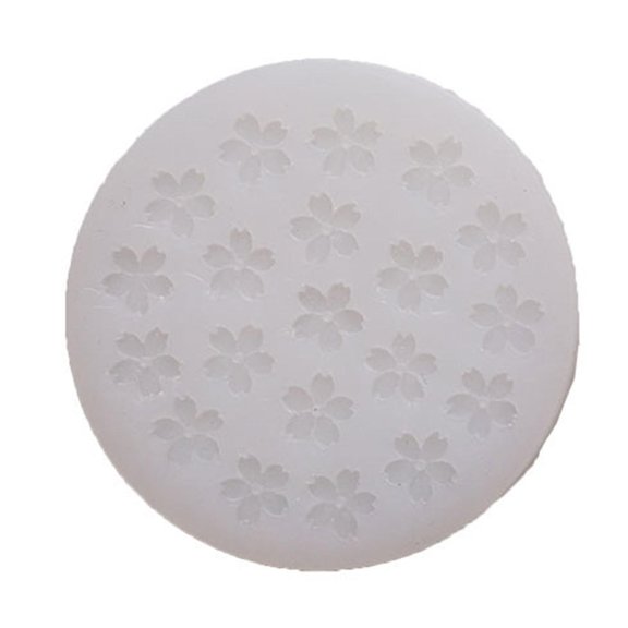 WINDLAND DIY Chocolate Moulds Dessert Mold Cherry Flowers Shaped Cake Decoration Gadgets Silicone Material for Kitchen DIY Baking