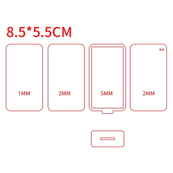 WINDLAND DIY Shake Acrylic Quicksand Blank Plate DIY Hand-making Quicksand Brick Materials Set Quicksand Plate Acrylic Material
