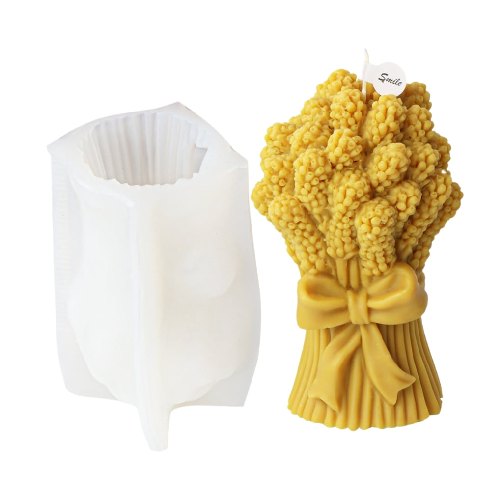 WINDLAND DIY Silicone Mold for Making Flower Bouquet Aromatherapy Candle Unique Scented Candle Resin Moulds for Craft Enthusiasts