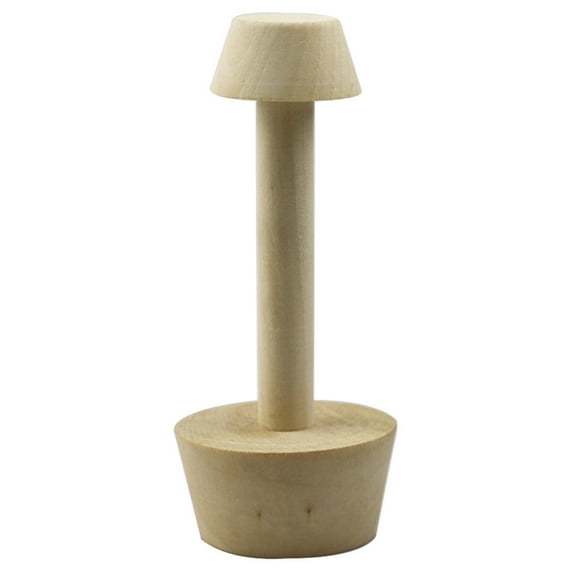 WINDLAND DIY Wooden Tart Pastry Tamper Mini Pan Mold Double Sides Durable Eggs Tart Maker Mold Pastry Pusher Baking Eggtarts Mold