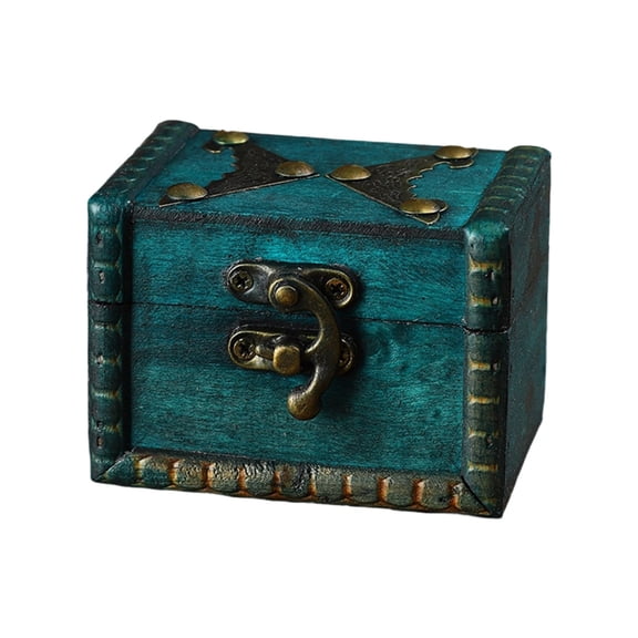 WINDLAND Dateless Locking Wooden Storage Box Style Design Secure Combination Locking Spacious Interior For Collectibles