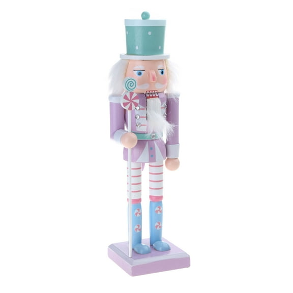 WINDLAND Decorative Christmas Candy Nutcrackers Soldier Ornament 25cm Wood Model