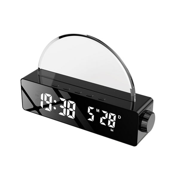 WINDLAND Digital Alarm Clock Sunrise Table Clock with LED Time Display Alarm Setting