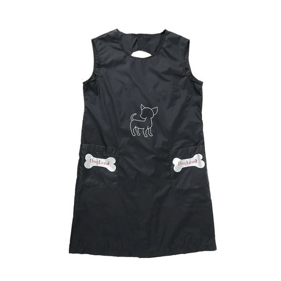 WINDLAND Dog Grooming Work Clothes Apron Anti-Static Waterproof Groomer Smock L Size Anti-Static Professional Work Jacket