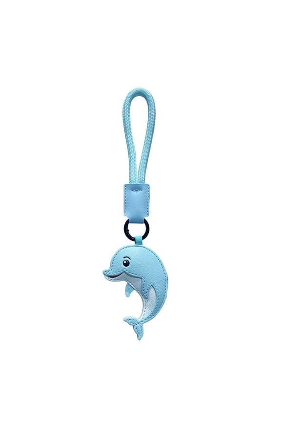 Sustainable Dolphin Keychain with Multiple Options Keyrings Charm Ideal for Personal Style Enhancement