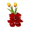 thumbnail image 1 of WINDLAND Double Happiness Character Ornament Chinese Wedding Happiness Character Decoration with Artificial Flower for Wedding, 1 of 12