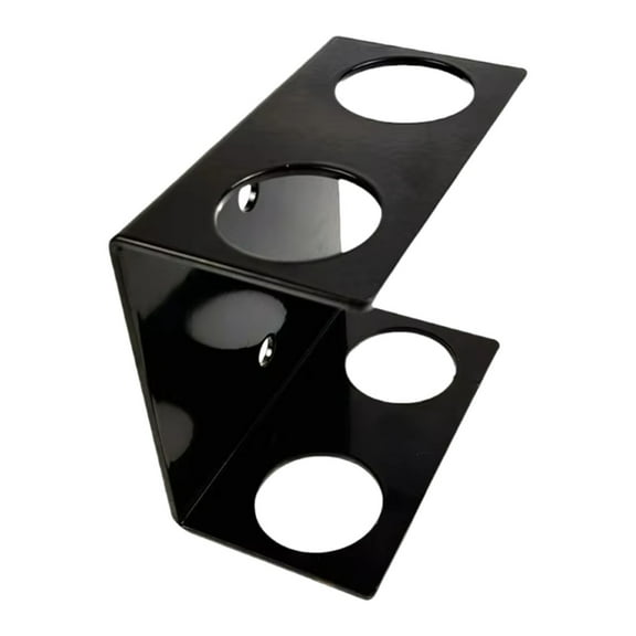 WINDLAND Double Vertical Barbell Holder Hangings Barbell Rack Wall Mounted Barbell Storage Rack Weight Bar Holder Enduring