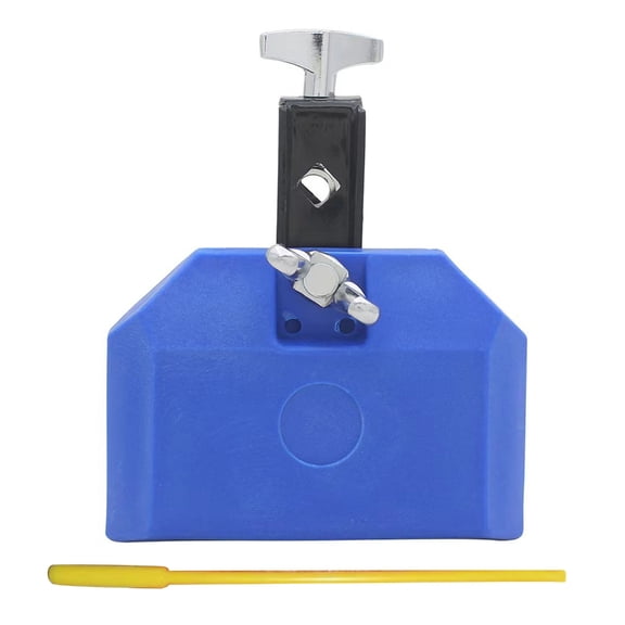 WINDLAND Drum Bells Music Cowbell with Stick Clapper Percussions Instruments Easy Install