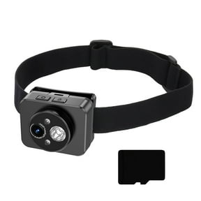 WINDLAND LED Headlights Action Camera 120°Wide Angle Lens Headlamp Camera LED Headlights Camera for Clear Footages in Low Light