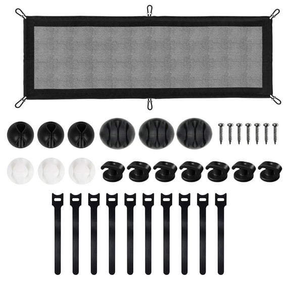 WINDLAND Durable Cable Management Net Portable Wires Organizers for Home and Office Use