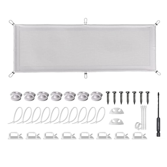 WINDLAND Durable Cable Management Net Portable Wires Organizers for Home and Office Use