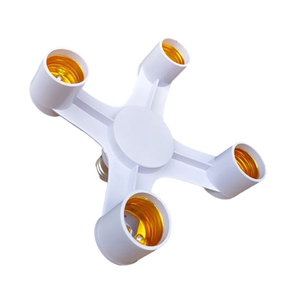 WINDLAND 2/3/4/5/6/7 in 1 Light Bulb Socket Splitter, E26/E27 Light Socket Adapter Conventer, Standard Base LED Bulb Converter