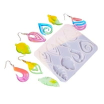 WINDLAND Earring Pendant Silicone Mold Heart DIY Epoxy Resin Mould Jewelry Making Tools