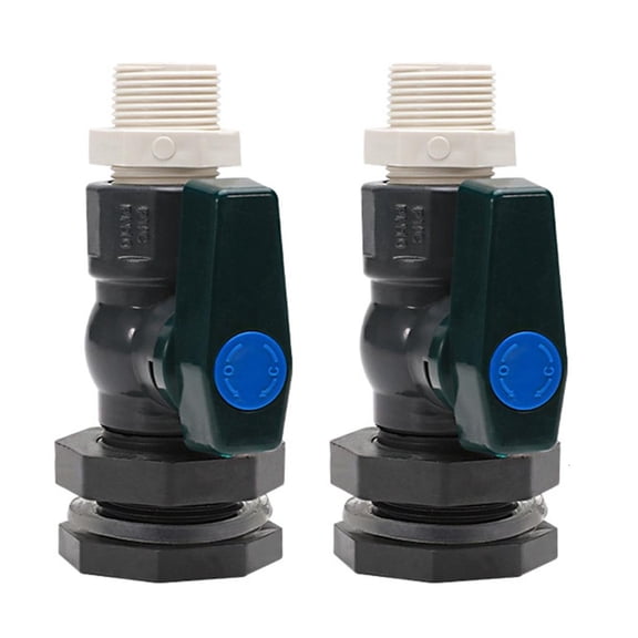 WINDLAND Easy Install Rain Barrels Faucet Set Practical Spigot Set Bucket Valves for Rain Barrels and Water Tanks Installation