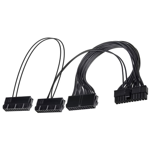 WINDLAND Computer Adapter Board 24 Pin Mining Power Supply Sync Cable for Universal