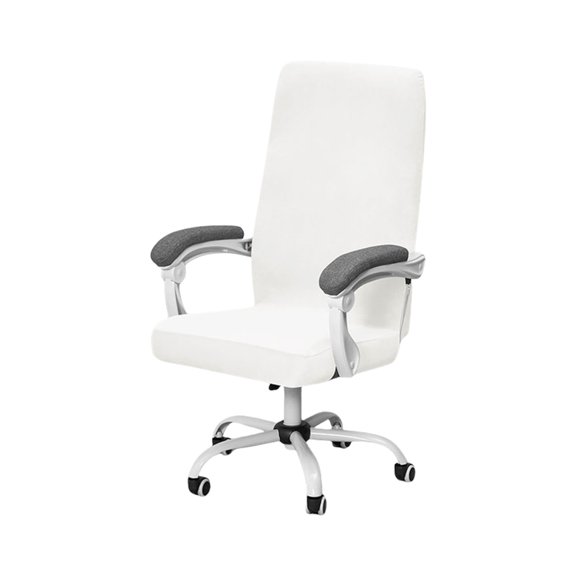 WINDLAND Elastics Silver Foxes Velvets Chair Slipcovers Washable Office Chair Protectors