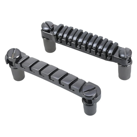 WINDLAND Electric Guitar Bridge Quik Change Guitar Bridge Tailpiece Individual Saddles for 6 String Electric Guitars Parts