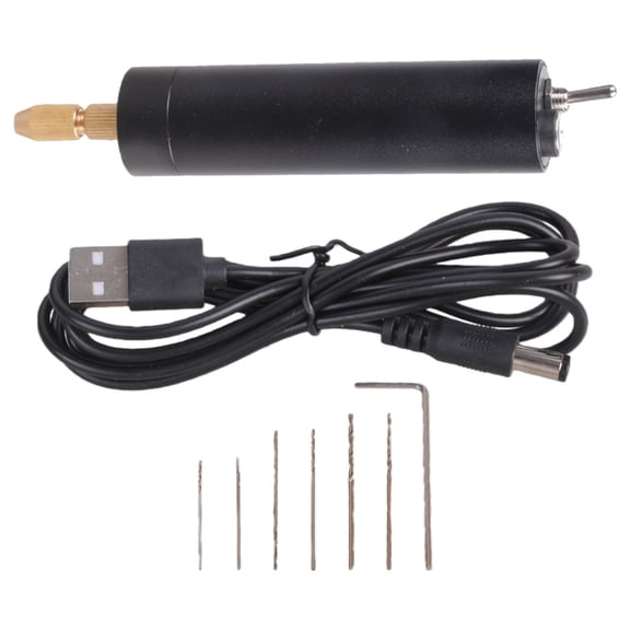 WINDLAND DIY Drilling Electric Tool Mini-Electric Drill for Crafts Resin Jewelry Wood Craft Tool USB Drill Engraving Rotary Drill