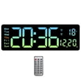 thumbnail image 1 of WINDLAND Electronic Clock Simple Multifunctional Clock Rectangular Large LED Display Date Week Temperature Humidity Alarm Clock, 1 of 18