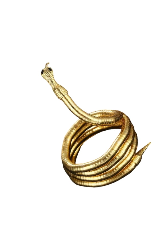 Elegant Gold Snake Designs Necklace for Fashionable Women Daily Casual Wear