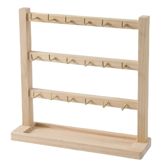 WINDLAND Elegant Key Holder Organizers Rack Personalized Keychain Storage Stand Holder Delicate Wood Key Rings Organizers