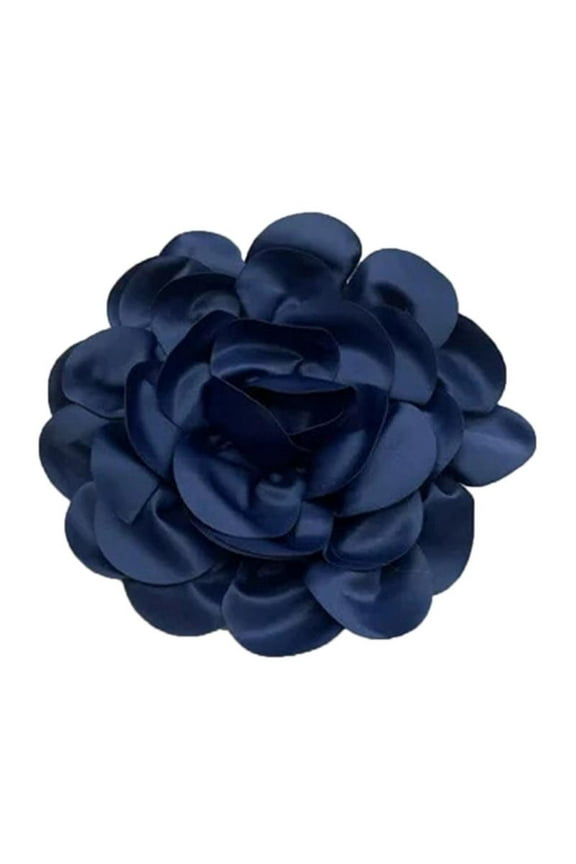 Elegant Satins Flower Lapel Pin Jewelry Flower Corsage for Business Professional