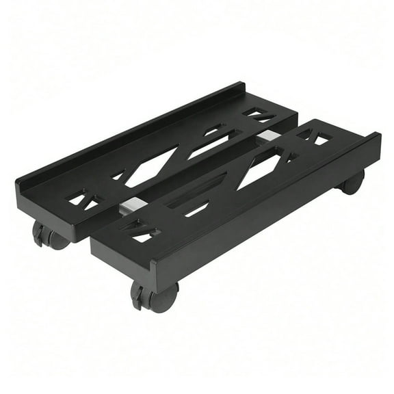 WINDLAND Ergonomic Computer Case Cart PC Tower Stand Increased Height and Air Circulation