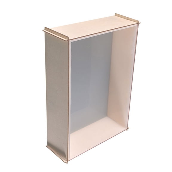 WINDLAND Easy to Clean Rectangular Silicone Mold with Stand Soap Making Moulds Silicone Crafting Molds Perfect Gift for DIY Lover