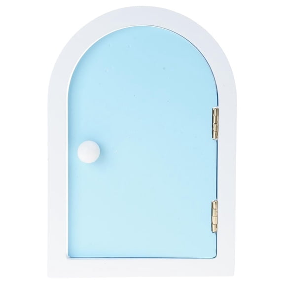 WINDLAND Fantasy Cute Door Shape Light Switches Guard Plate Protective Childproof Self Adhesive Wood Outlet Cover Home Decors