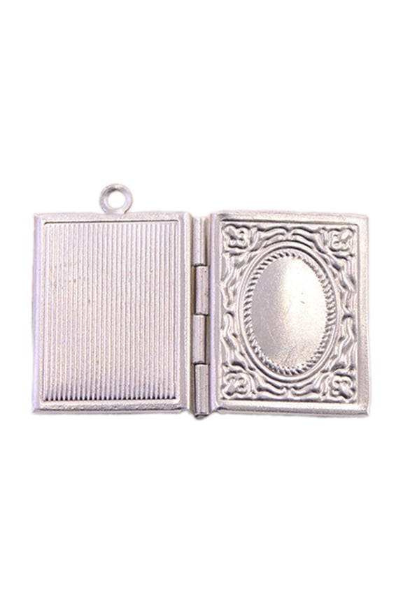 Elegant Photo Locket for DIY Necklace Handicraft Jewelry Making Supplies Charm