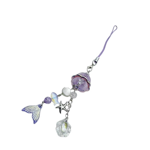 WINDLAND Stylish Mermaids Tail Designs Phone Charm Lanyard Adjustable Accessory