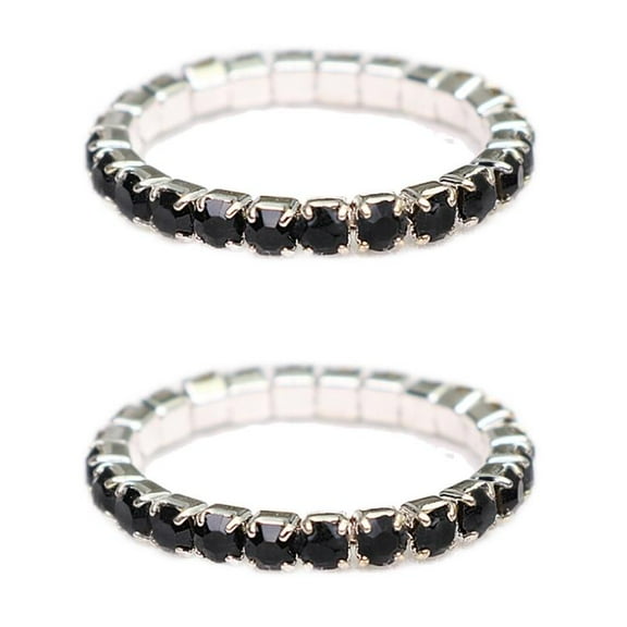 WINDLAND Fashionable Moissanites Stretch Rings Accessory Delicate Finger Rings for Women