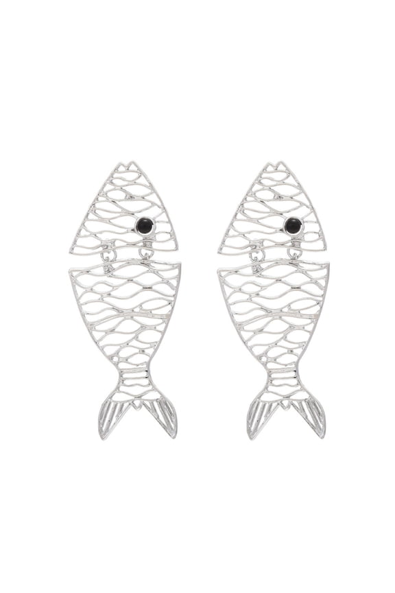 Fish Shape Necklaces/Studs Earrings Delicate Decorative Jewelry Accessories Lightweight Fish Pendant Necklace/Ear Studs