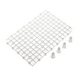 WINDLAND Fish for Tank Divider Plastic Egg Crate for Aquarium Isolation Bottom Filter Tra