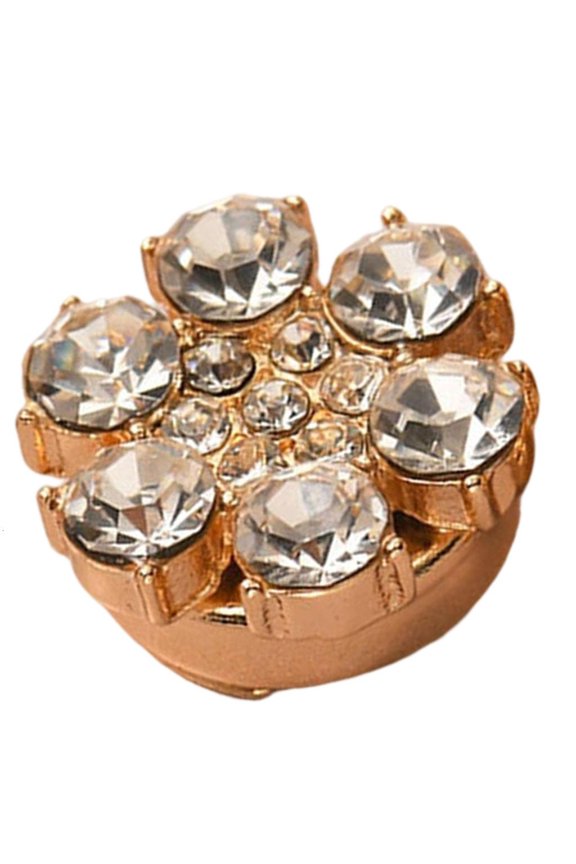 Floral Cufflinks For Women Wedding Birthday Prom Rhinestones Shirts Cufflinks