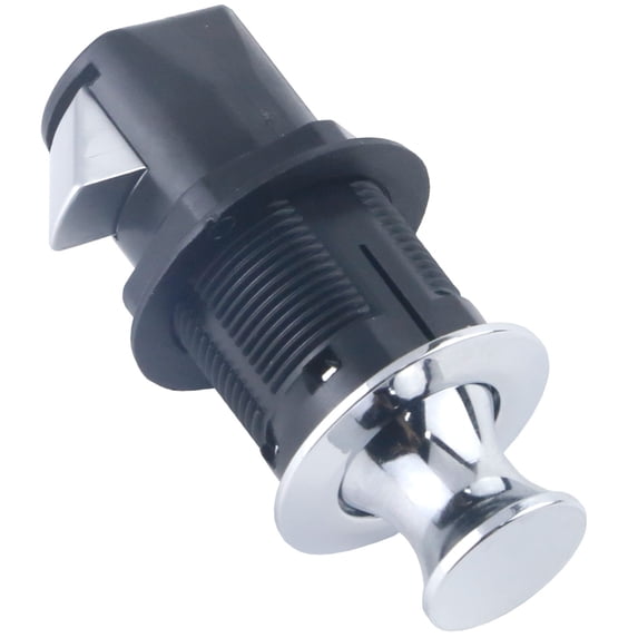 WINDLAND Flush Mount Cabinet Lock Push Button Latches Knob for Drawers Closets Boats