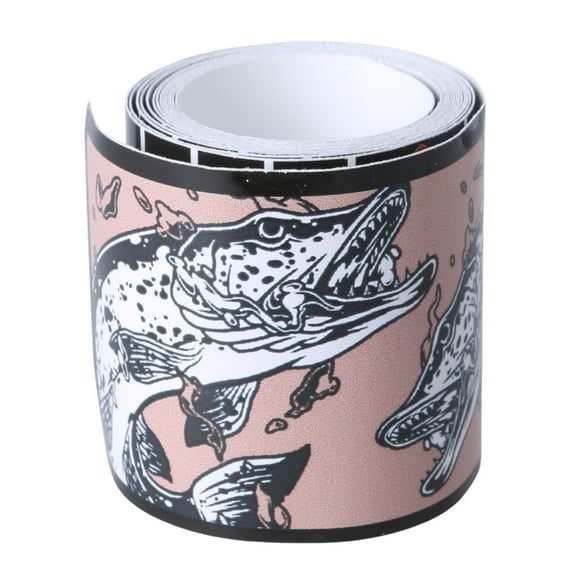 WINDLAND Foldable Fishing Measurement Tape Waterproof Fish Measuring Ruler Sticker Decals Tape Fish Ruler Sticker Easy to Use