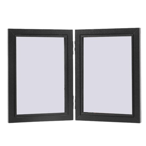 WINDLAND Folding Accordions Picture Frame Foldable Hinged Collage Photo Frame for Tabletop