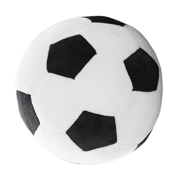 WINDLAND Football Shape Stuffed Pillow Soccer Cushion Washable for Bedroom Sofa