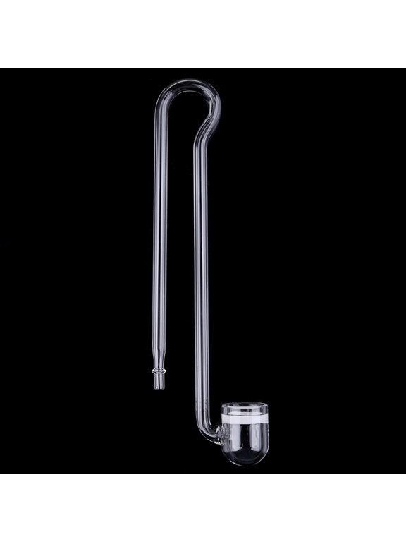 CO2 Inline Diffuser Atomizer Clear Glass 2 Types for Tanks Bleow 20 US Gallon