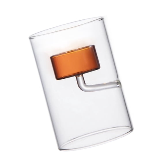 WINDLAND Glass Cylinder Candle Holder Floating Tealights Display Wedding Candlestick Gift