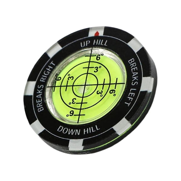 WINDLAND Golfs Green Reader Golfball Marker Round Bubble Levels High Precision Golfs Putting Aid Bubble Levels Golfball Marker