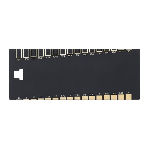 WINDLAND Guitar String Action Gauge Playing Measurement Gauge PVC Texture Suitable for Professional and Amateur Musicians