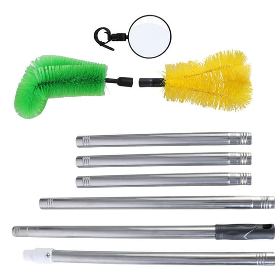 WINDLAND Gutter Cleaning Brush Debris Leaves Branches Remover Portable Drainage Grooves Cleaning Tool Roofing Cleaning Scraper